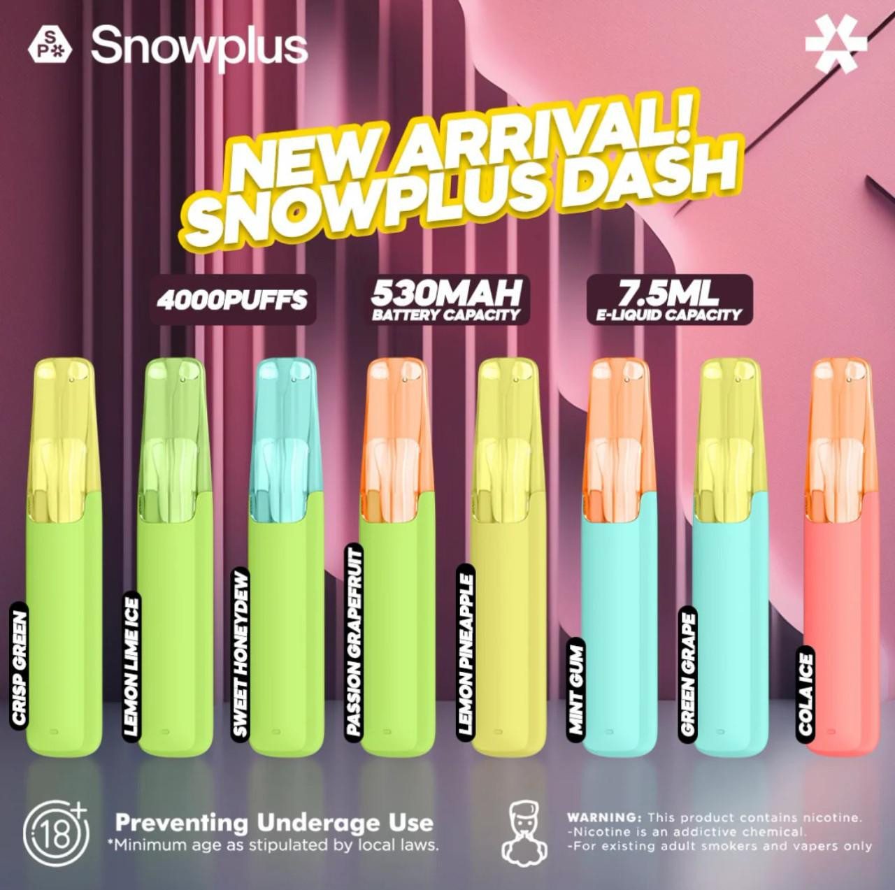 snowplus-4000-puffs-disposable.jpg Snowplus 4000 Puffs Disposable - Image 1